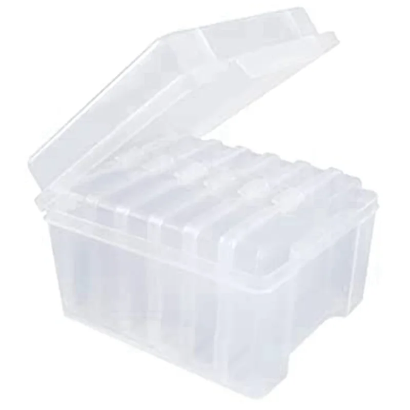 

A47F-4X6 Photo Storage Box Pictures Organizers Case Photo Keeper Container Box Seed Storage Organizer Craft Storage Box