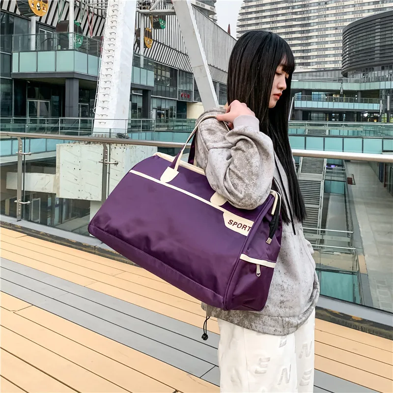 Short-distance Travel Bag Female Single Shoulder Carrying Large Capacity Fashion Korean Version Travel Bag Male Travel Luggage