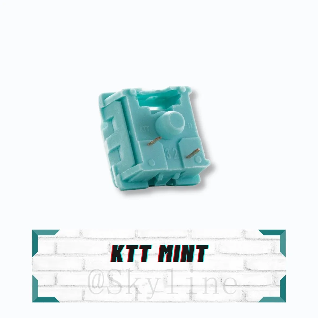 KTT Mint interruptor lineal para teclado mecánico, SMD LED, interruptor de 3 pines, interruptor lineal