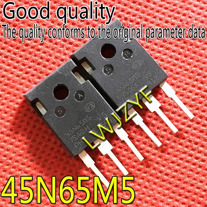 (1Pieces) New 45N65M5 STF45N65M5 TO-220F  650V 35A MOSFET Fast shipping