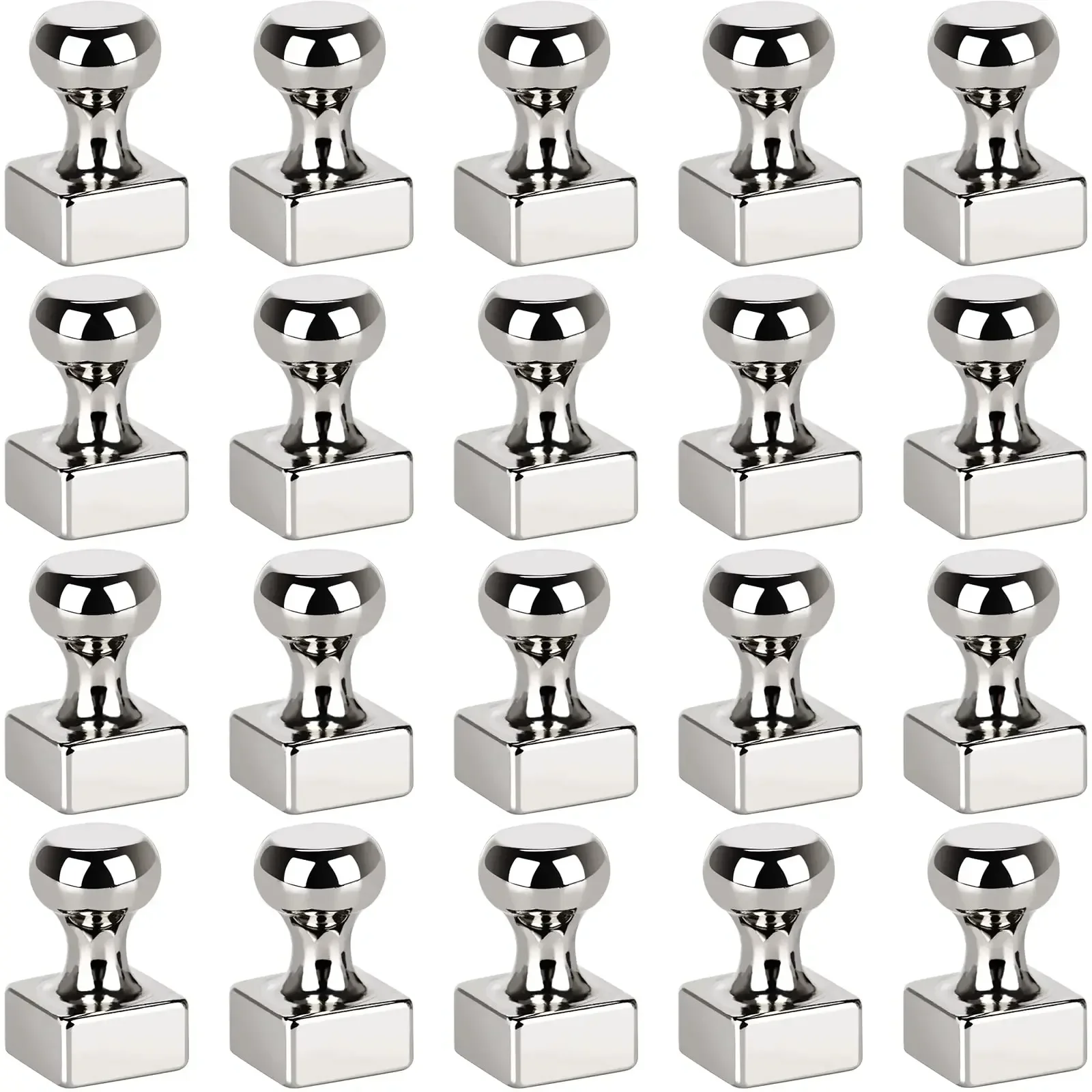 

10-30 PC Refrigerator Magnets Fridge Magnets Small Magnets for Whiteboard Magnetic Push Pin for Fridge Whiteboard Office Kitchen