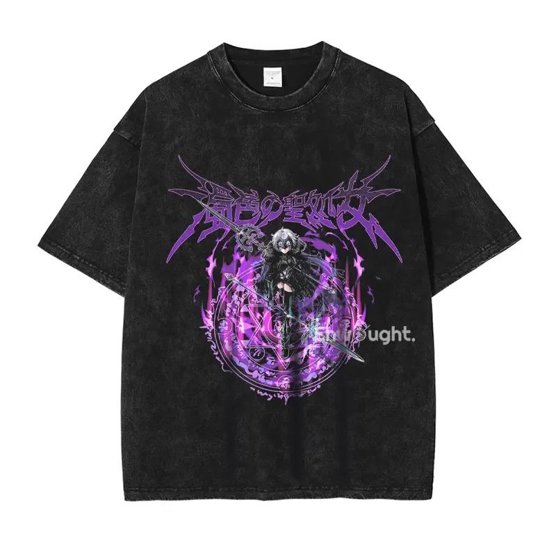 أنيمي مصير رين خمر غسلها جديد وصول ملابس رجالي تي شيرت أوم الجرافيك تي شيرت الرجال التي شيرت للرجال Ropa Hombre 62934