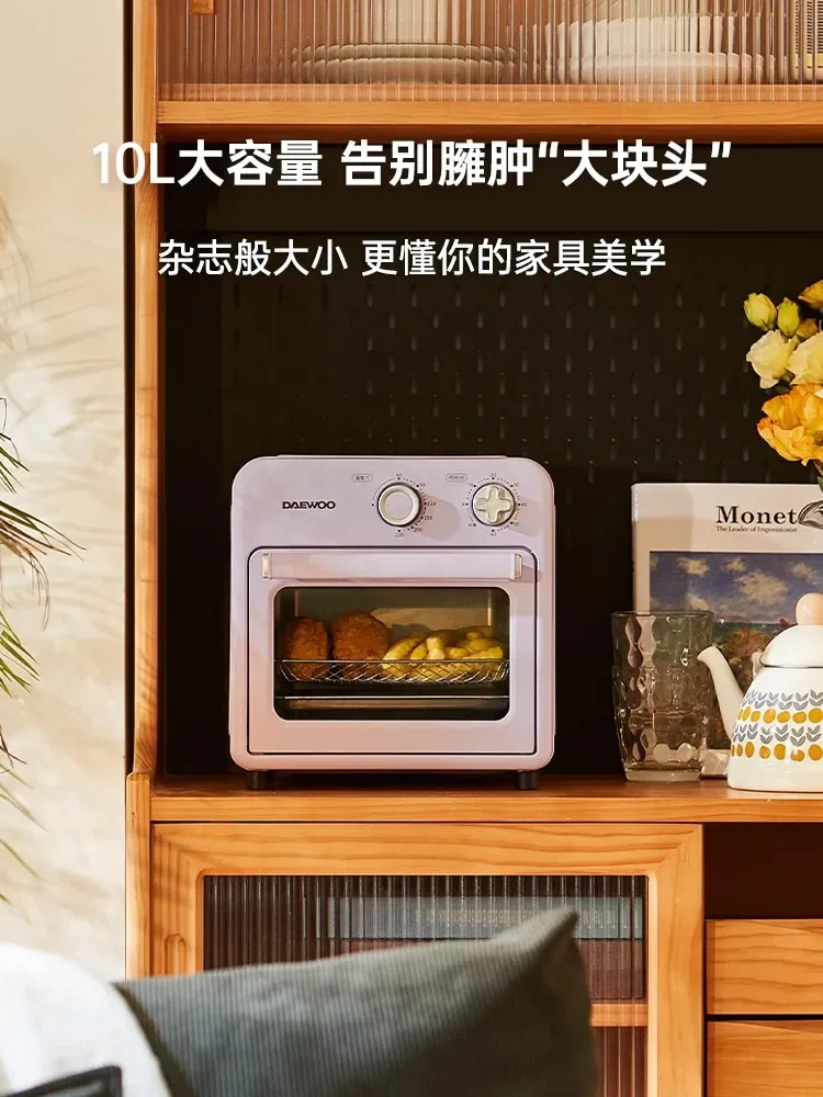 220V Multifunctional Mini Electric Oven for Baking and Air Frying