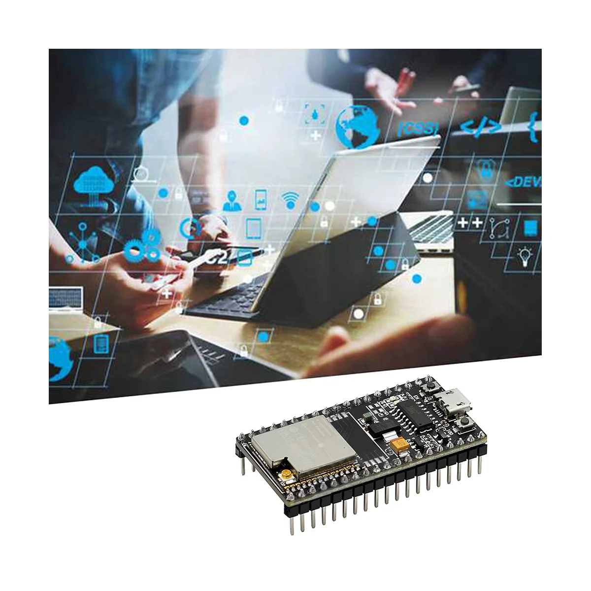 ESP-WROOM-32UE IoT 개발 보드 ESP32-WROOM-32U, 와이파이 + 블루투스 메인 보드, 직렬 포트 모듈