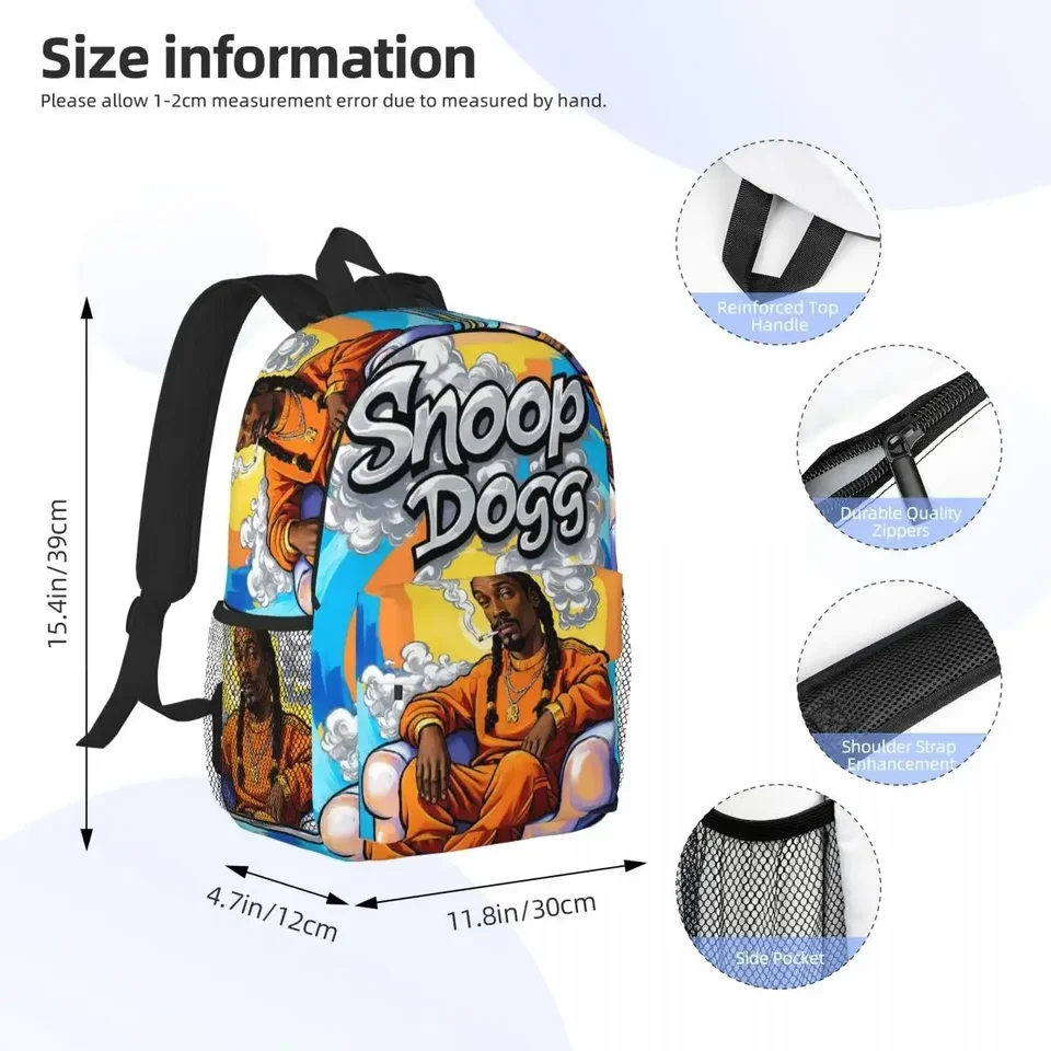 Snoop Dogg Doggy Style Music Backpack Hot Sale DaypackBoys Girls Snoop Dogg Doggy Style Music Backpack Hot Sale DaypackBoys Girls