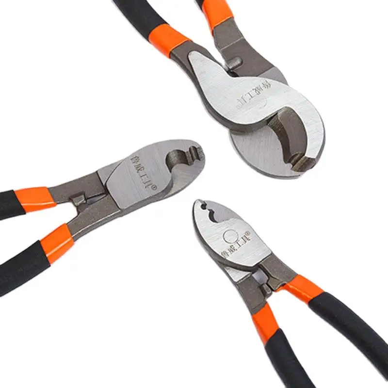 Insulated Cable Cutter Wire Stripper Electrician Shears Pliers Scissors Cutting Tools Manual 6 8 10 Inch Stranding Pliers image 2