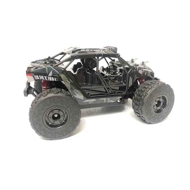 Carro rc 18331 veículo de controle remoto de alta velocidade com tração nas quatro rodas 1:18 carro elétrico off-road para crianças com luzes