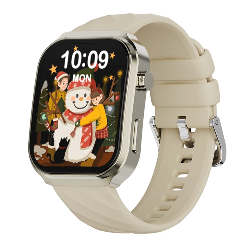 3D Flexible 2.2 Inch Screen Rotating Crown Bluetooth Call Smart Watch 100+ Sport Modes DIY Watch Face Smartwatch 2025 New