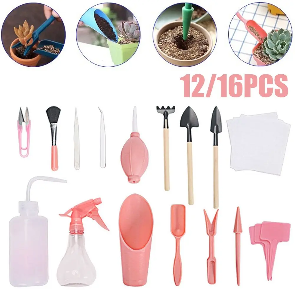 DIY Set N1N Combination Transplant Bonsai Seedling Tool Garden Planter Kit Succulent Planting Tool Drilling Device