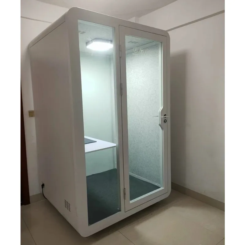 Private Noise Reduction Material Mobile Booth Laminated Glass Telephone Booth
