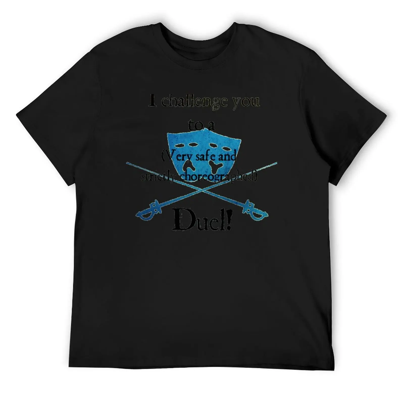

Stage Combat - a Duel! T-Shirt vintage clothes tops valentines boutique clothes men graphic t shirts