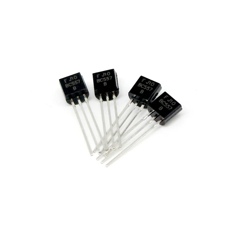 50pcs BC557 Transistor Silicon PNP Transistors kit TO-92 45v 100mA Amplifier BJT Triode Transistor In Stock