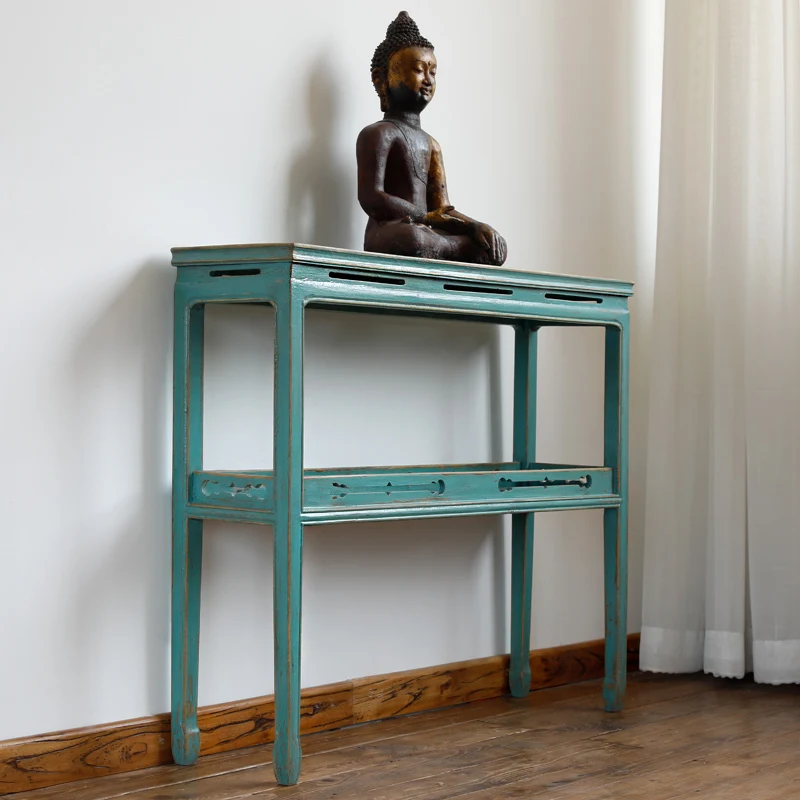 

Chinese Aesthetic Console Tables Mid Century Vintage Classic Trendy Console Tables Simple Rustic Consola Entrada Casa Furnitures