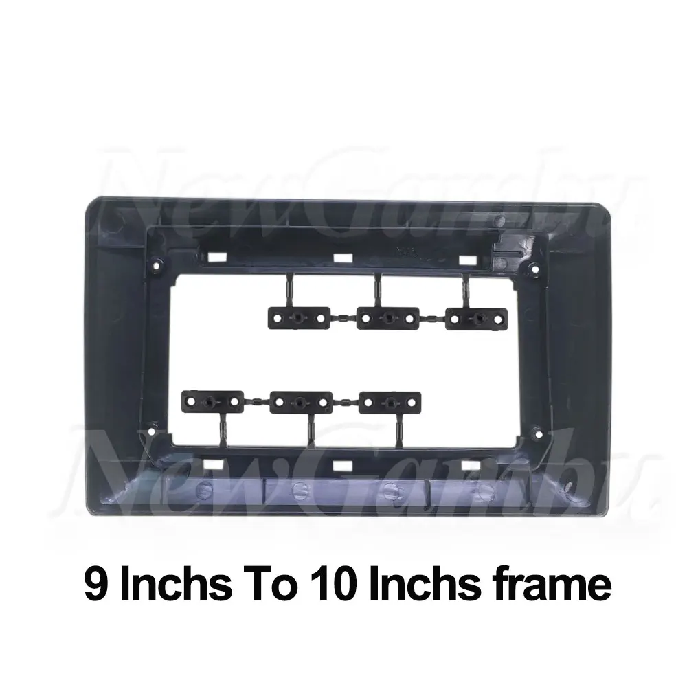 NewGambu Radio Fascia fit  9 Inch To 10 Inch  Transitio Frame Fascia Frame No Cable Trim Panel Audio Frame Cover