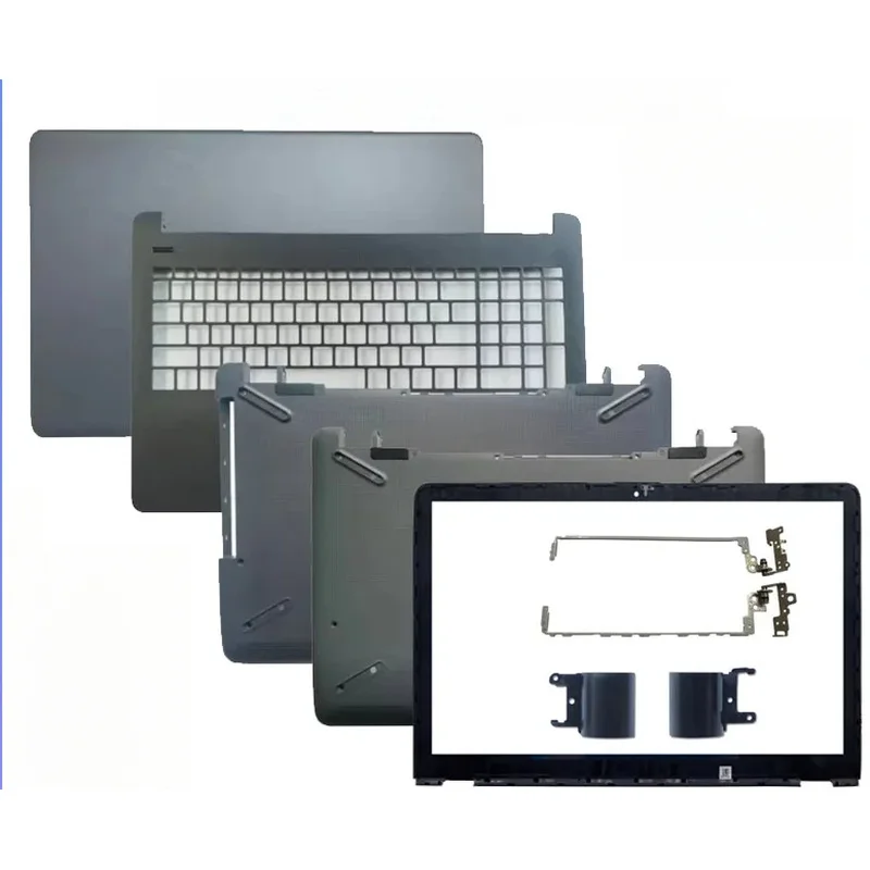 Repalce Cover For 15-BS 15-BW 15T-BR 15T-BS 15Z-BW 250 256 G6 LCD Back Cover Front Bezel Palmrest Upper Top Bottom Case Gray