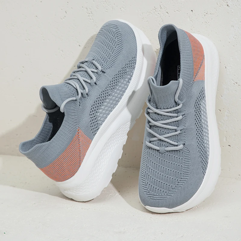 Unisex Wide Toe Box Big Sizes Mesh Sock Shoes Men Gym Footwear Cushioning Lightweight Running Shoe Fashion Original Hombre