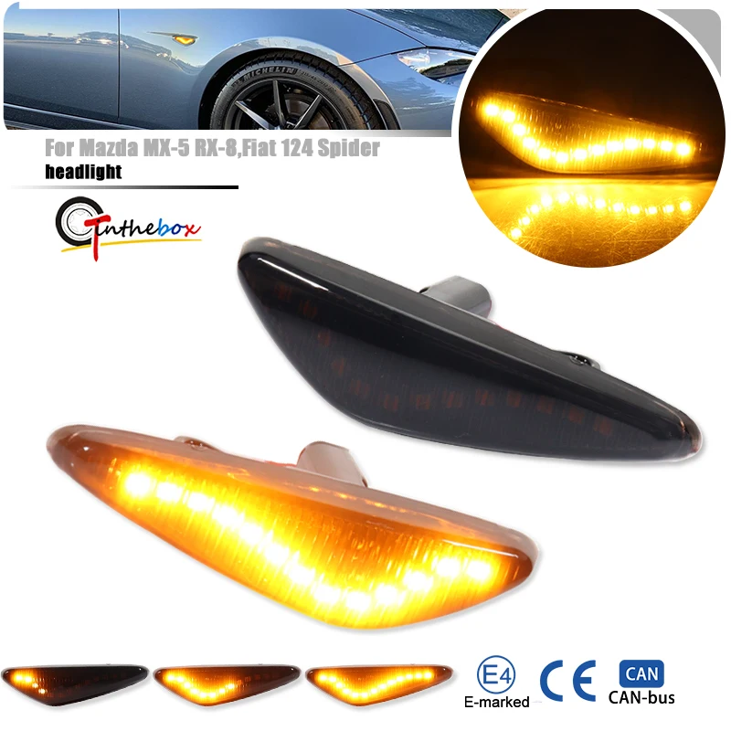 2Pcs Led Dynamic Ca…