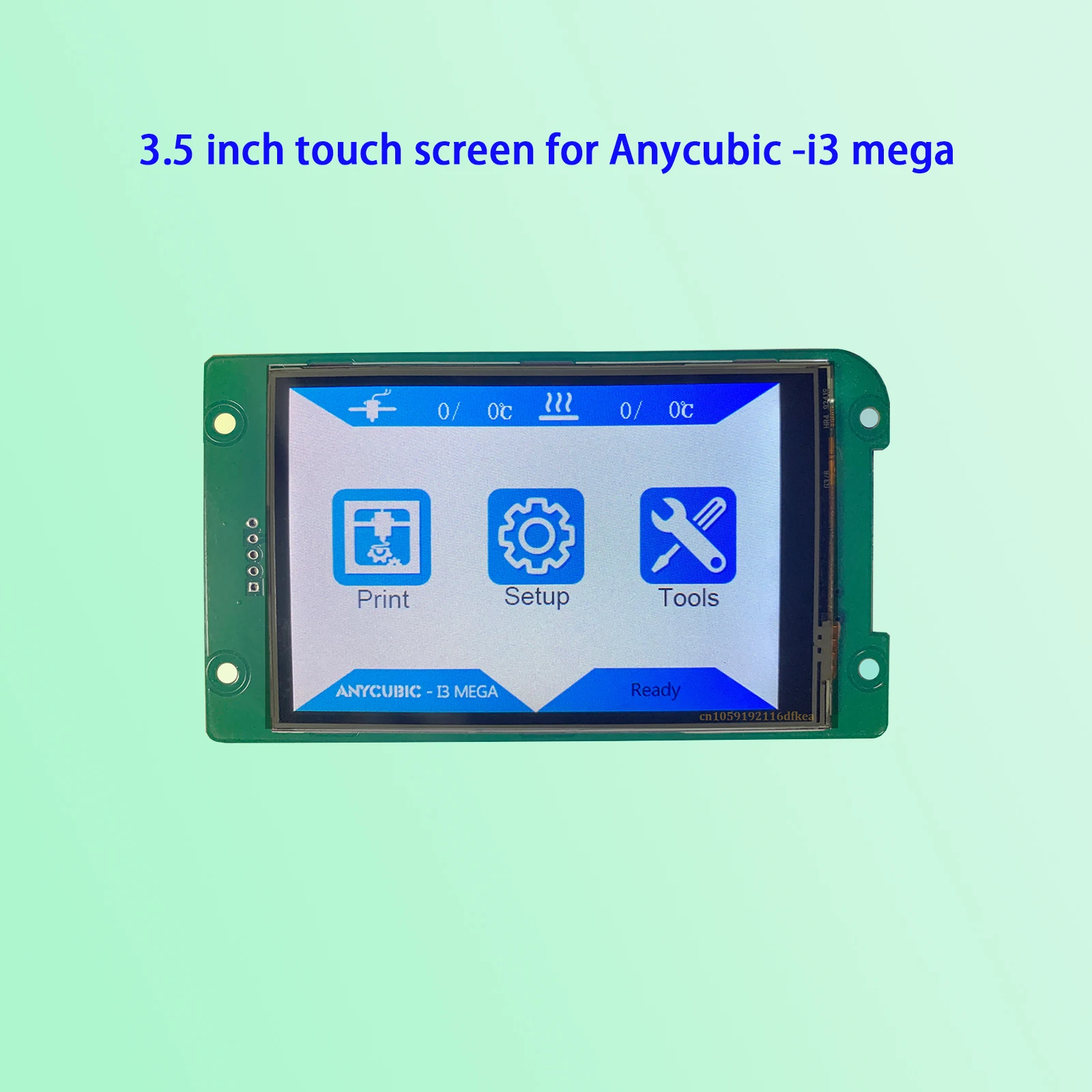 3.5-inch touchscreen Anycubic-i3 mega display suitable for 3D printer accessories and spare parts interactive icon UI LCD