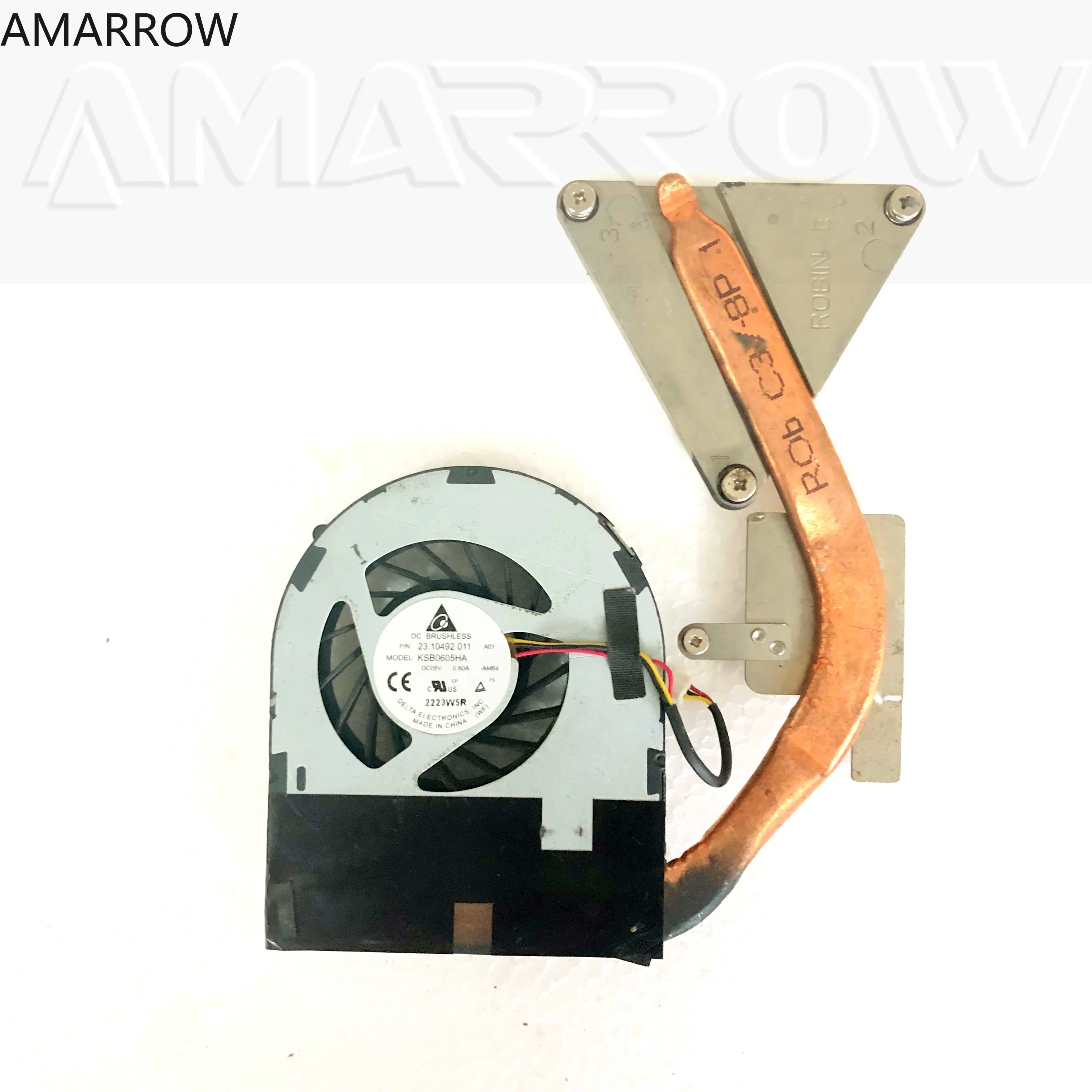 Dissipador de calor original para laptop, ventilador de refrigeração, cooler de cpu para DELL N4050