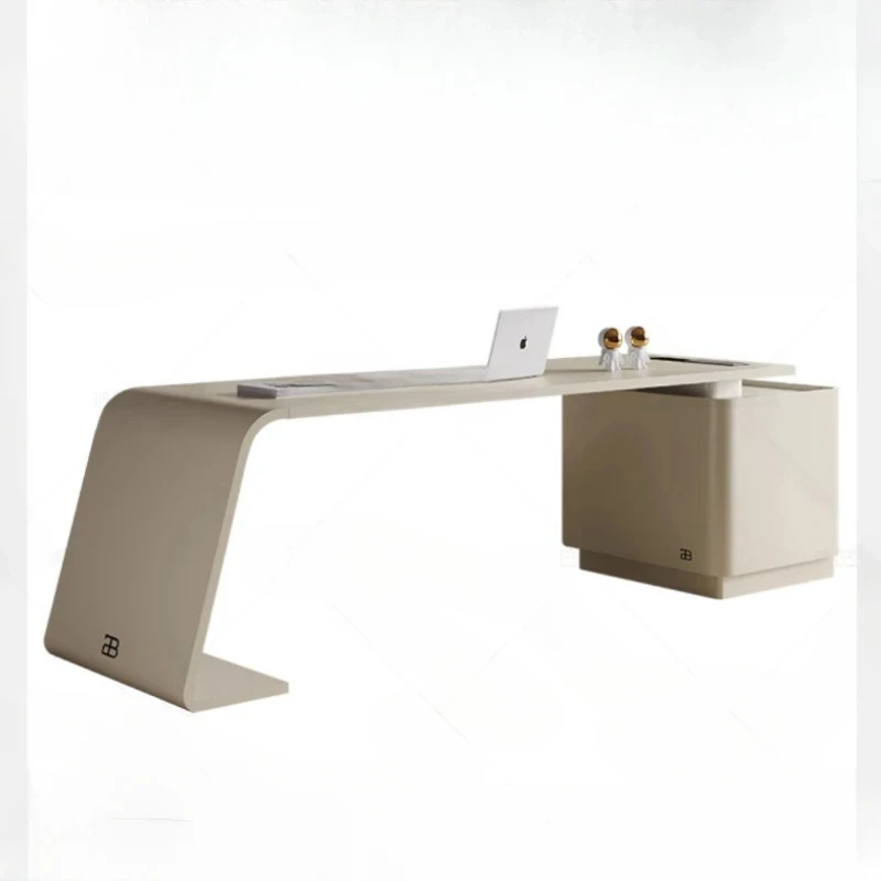 

Living Room Large Long Desk Modern Design Desk French Study Boss Calligraphy Computer Desk