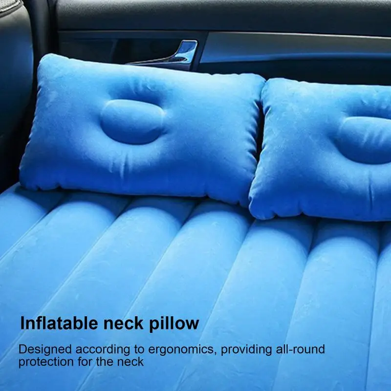 Car Air Mattress Backseat Car Bed Foldable Car Air Bed With Air Pump Storage Bag Portable Car Bed Mattress For Self-Driving