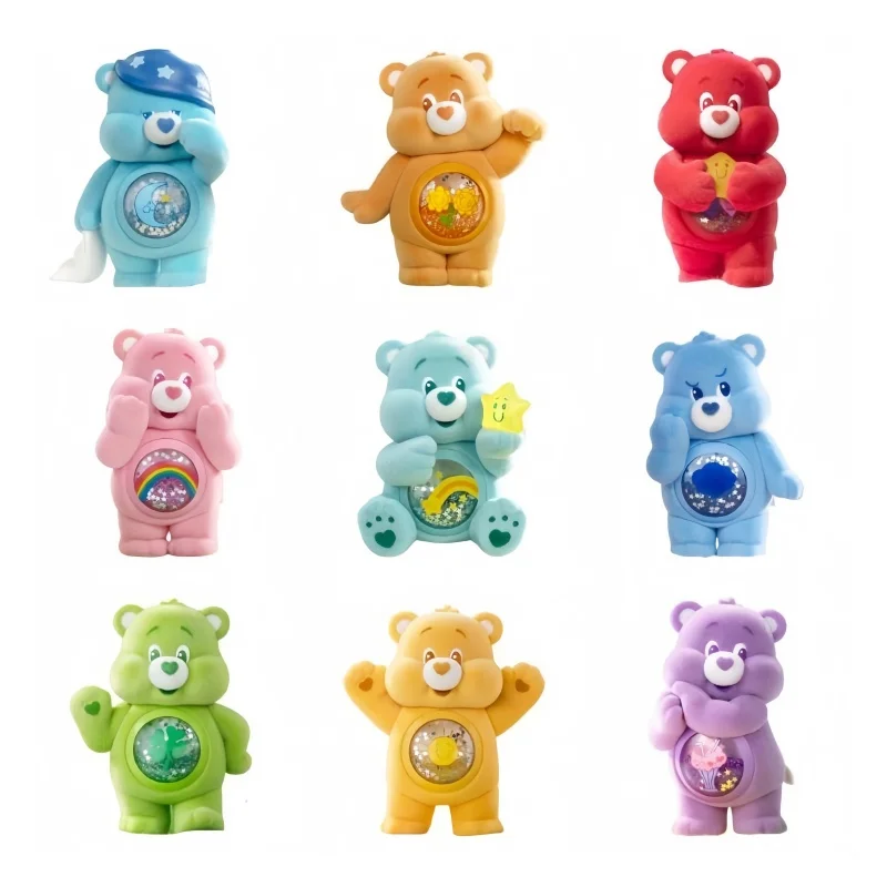  Original Bestseller POP MART Care Bears Bunte Umarmungs-Serie Figuren-Ornament Blind Box Sammlerstück Überraschungsgeschenke Trendige Spielzeuge
