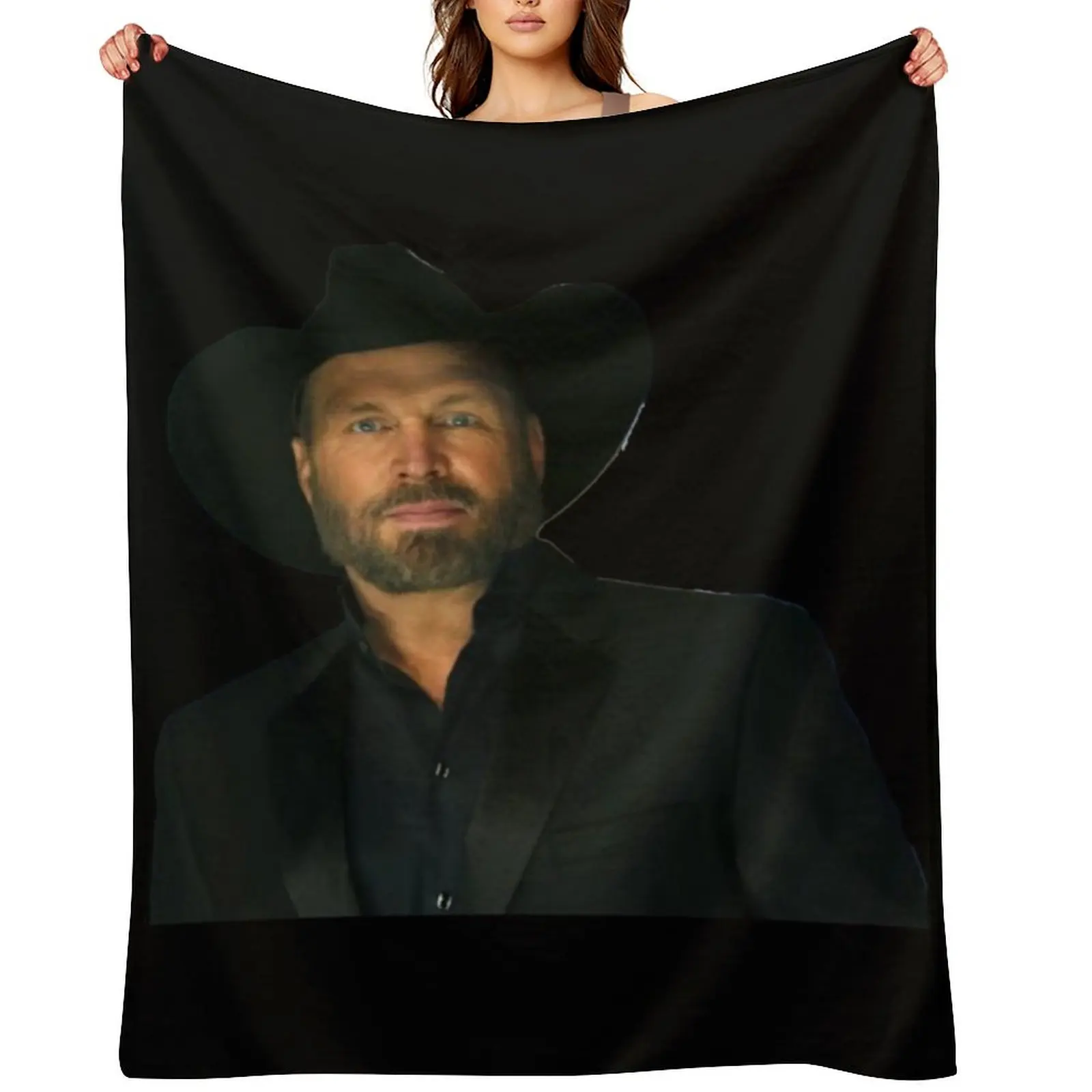 

Garth Brooks Classic Throw Blanket Sofa Polar Decorative Throw Plaid Blankets