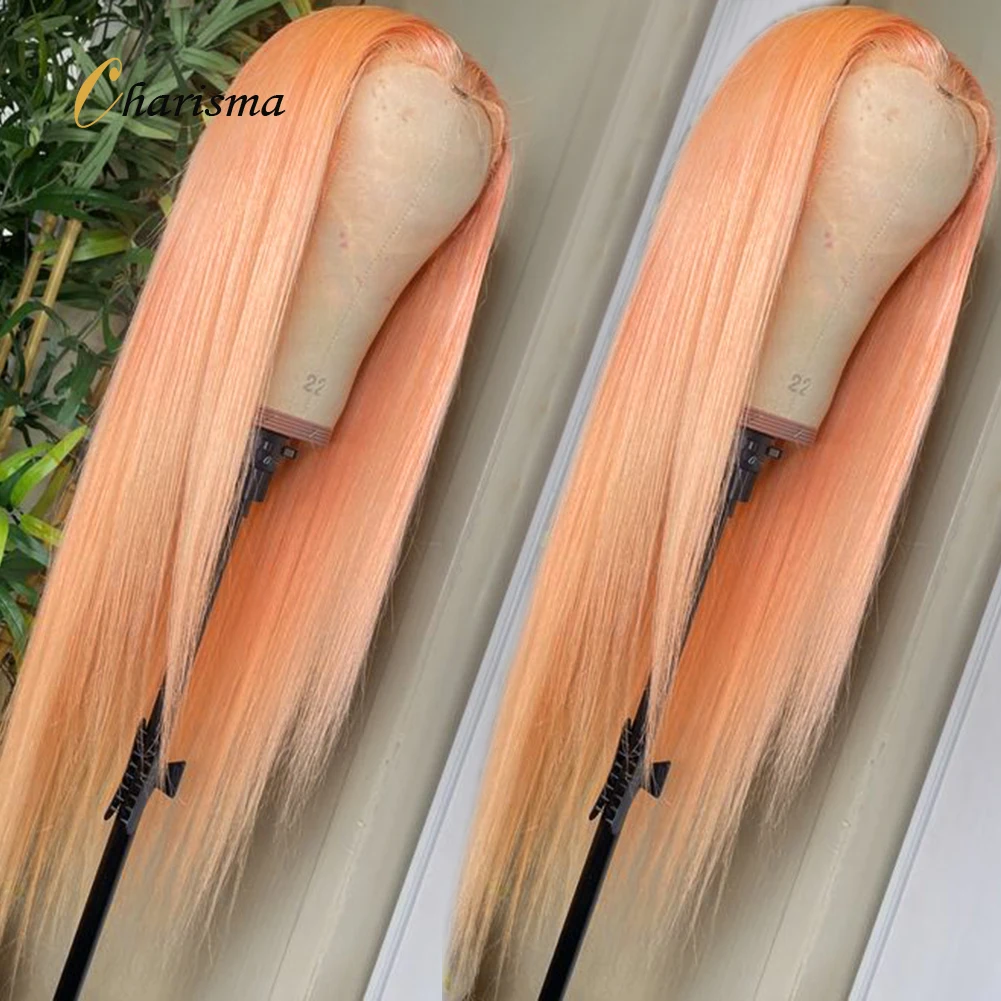 Charisma Synthetic Lace Front Wigs For Women Straight Hair Synthetic Lace Cosplay Wigs Blonde Pink Wig Natural Hairline