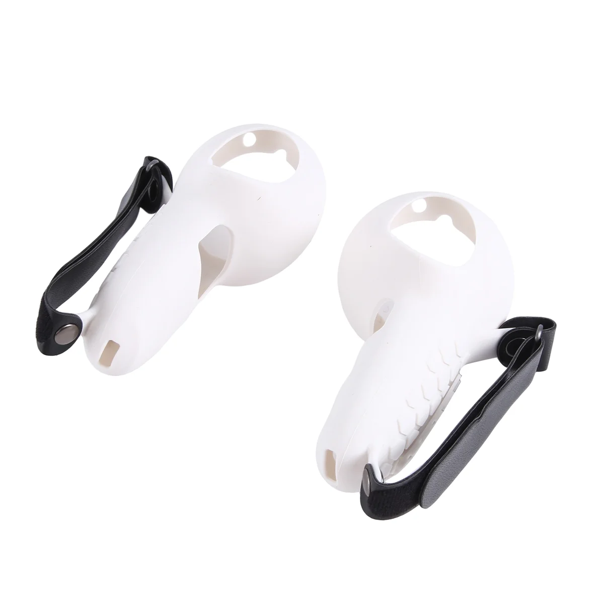 Controller custodia protettiva in silicone affidabile per cuffie Meta Quest 3 VR Custodia controller batteria rimovibile bianca