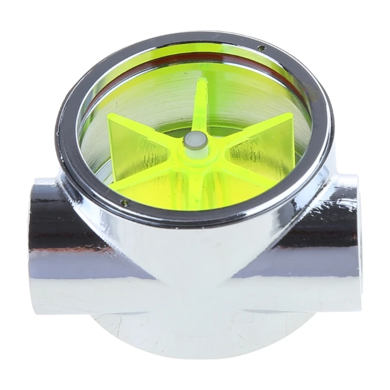 1/4-inch Thread Water Cooling Meter Chromed Water Cooler Dropship