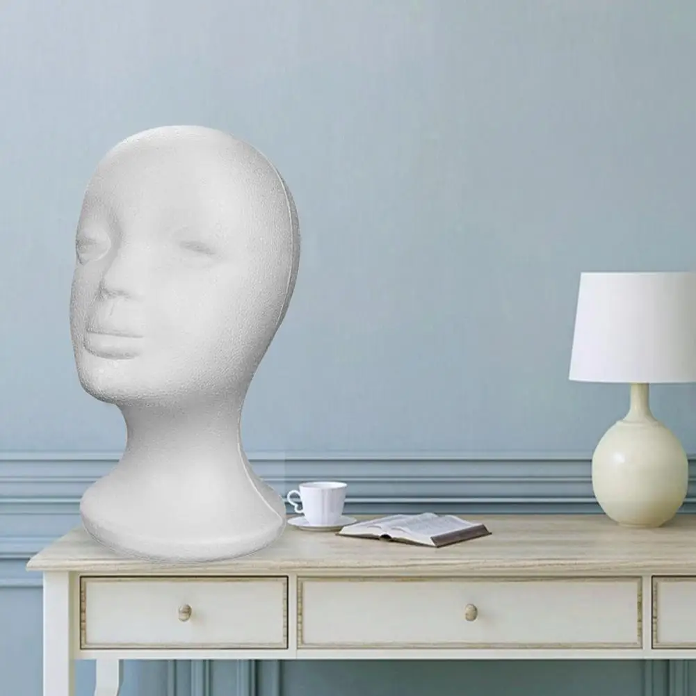 

Headphone Display Stand Wig Display Stand Foam Wig Head Mannequin Display Stand for Hairpieces Hats Sunglasses for Headwear