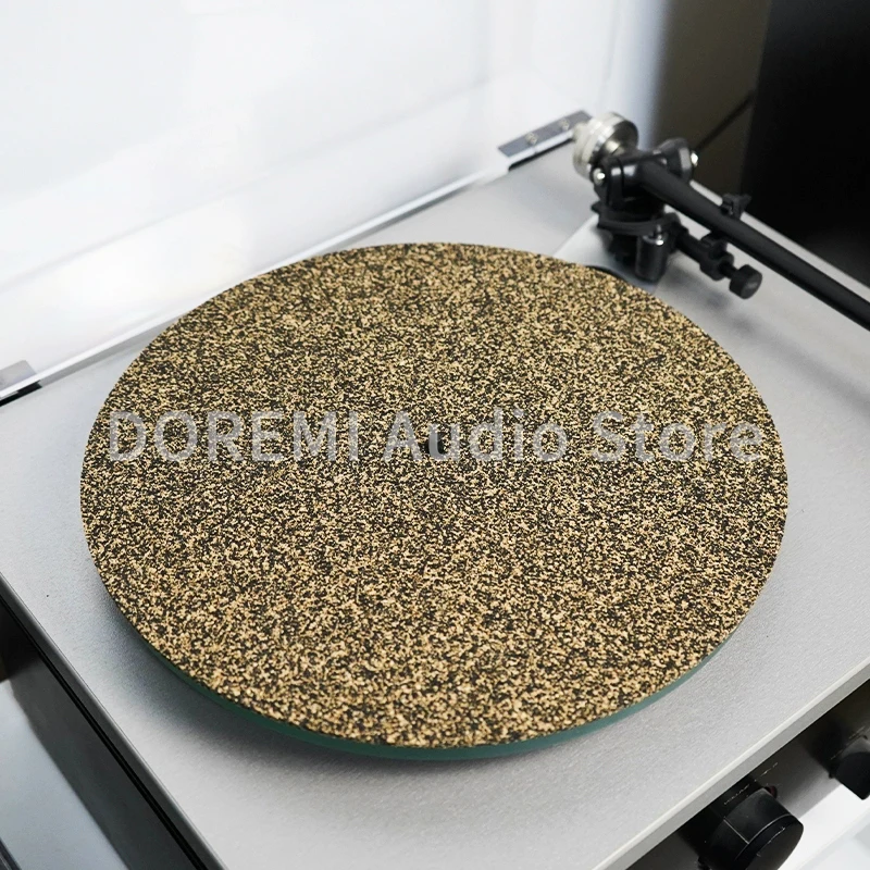 12in LP Vinyl Record Turntable Platter Mat Slip Mat Anti-Static Vibration Reduction Mat For Audio Players Phonograph Accessories