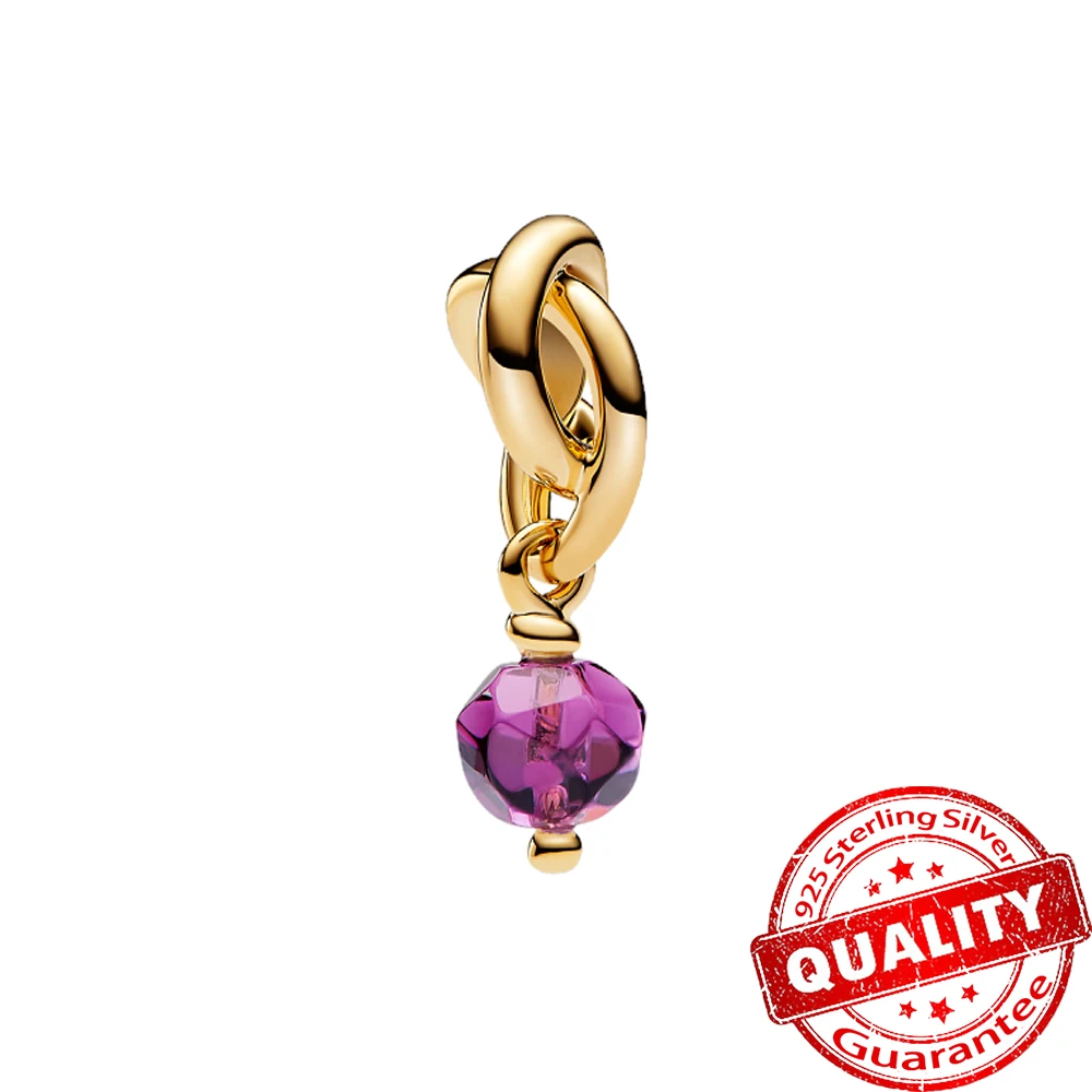 فريدة من نوعها 925 فضة ملون جوهرة الميلاد الخلود جولة استرخى سحر صالح الأصلي سوار الفتيات هدية عيد ميلاد المجوهرات