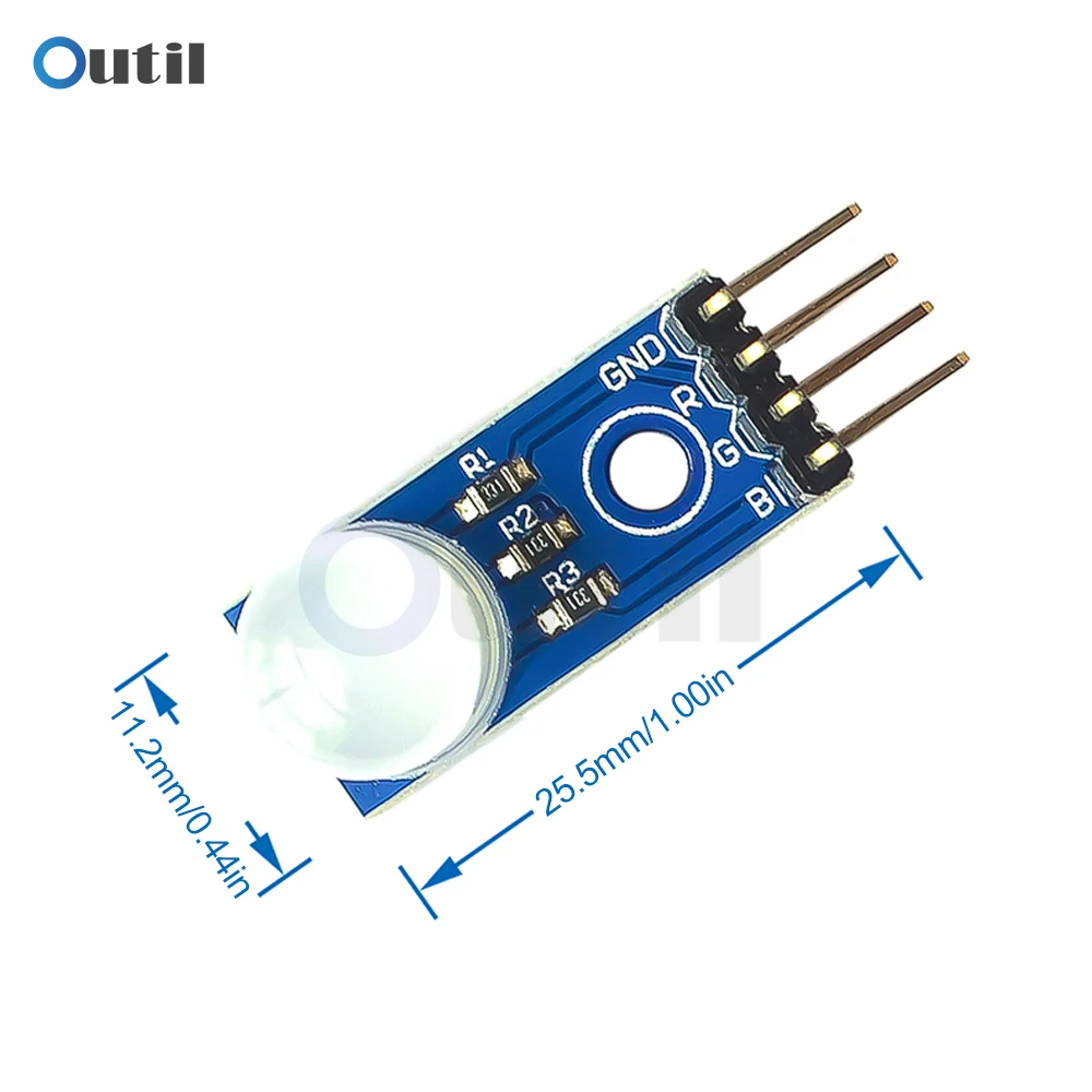 1-10 pièces DC5V 10MM Module LED rvb cathode commune Diode électroluminescente Module LED tricolore