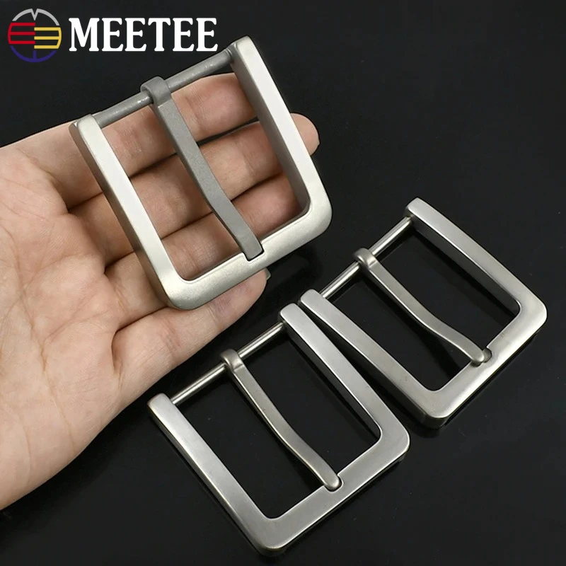 

1Pc 35/38/40mm Titanium Alloy Men Belt Buckles for Pants Jeans Belts Head Garment Waistband Fastener Clasp Hardware Accessories