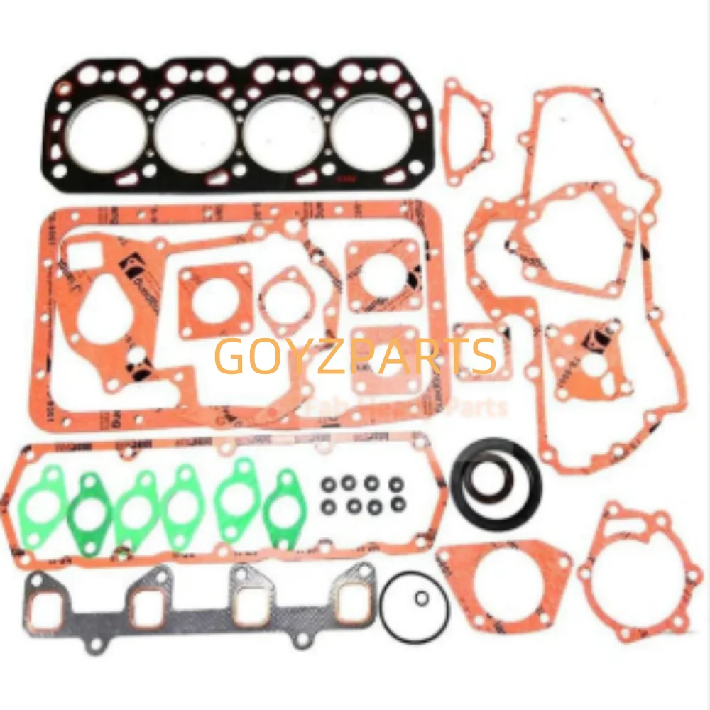 Juego Completo de Juntas de Motor K4M 34494-00055 MM438680, Kits de Reparación para Motor de Tractor Cargador Mitsubishi, Excavadora 1.4L 1.6L