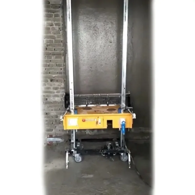 China Suppliers Automatic Plastering Machine Cement Wall Plaster Rendering Machine