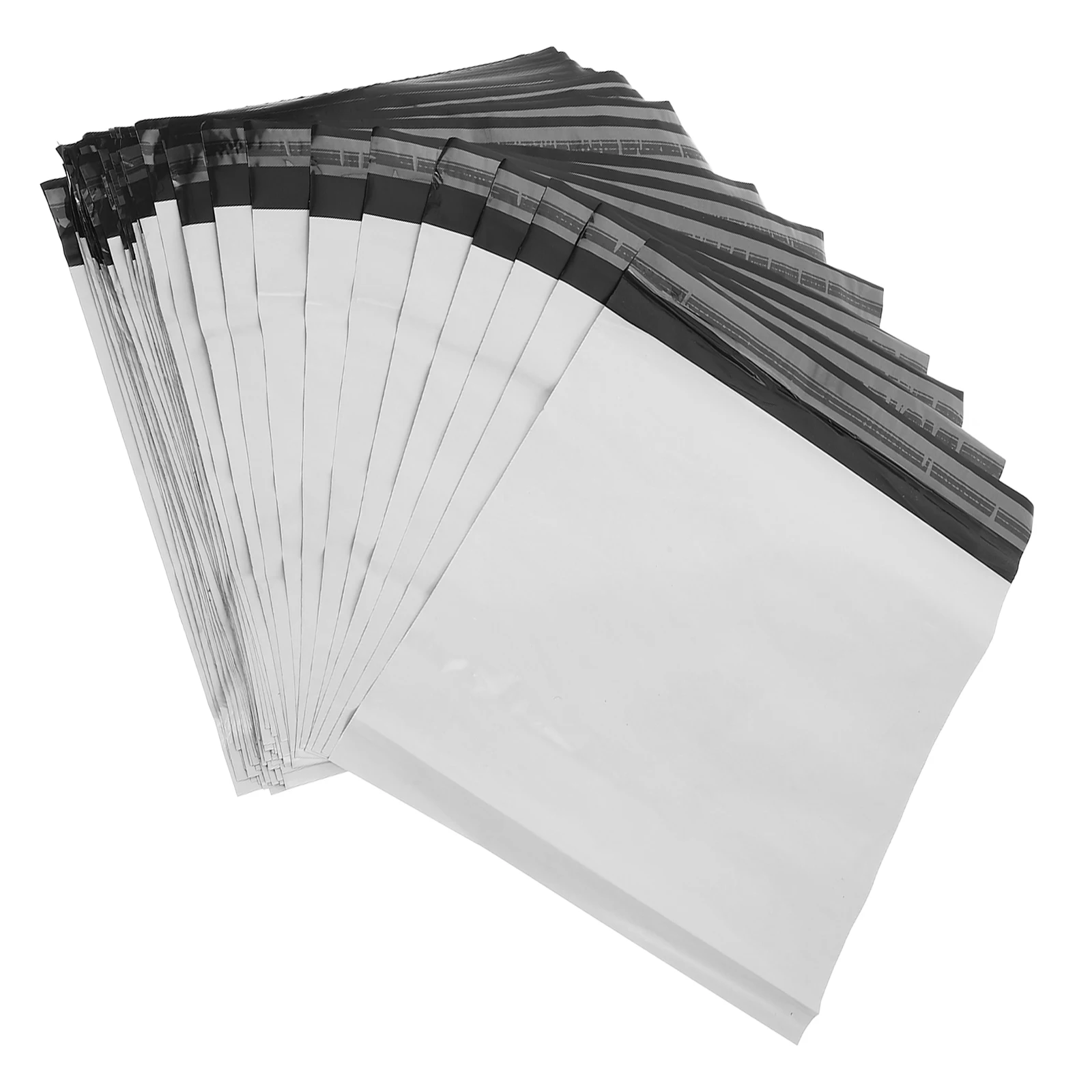 

100 Pcs Bags Waterproof Dustproof Reusable Thicken Package Product White Shipping Folder Bag