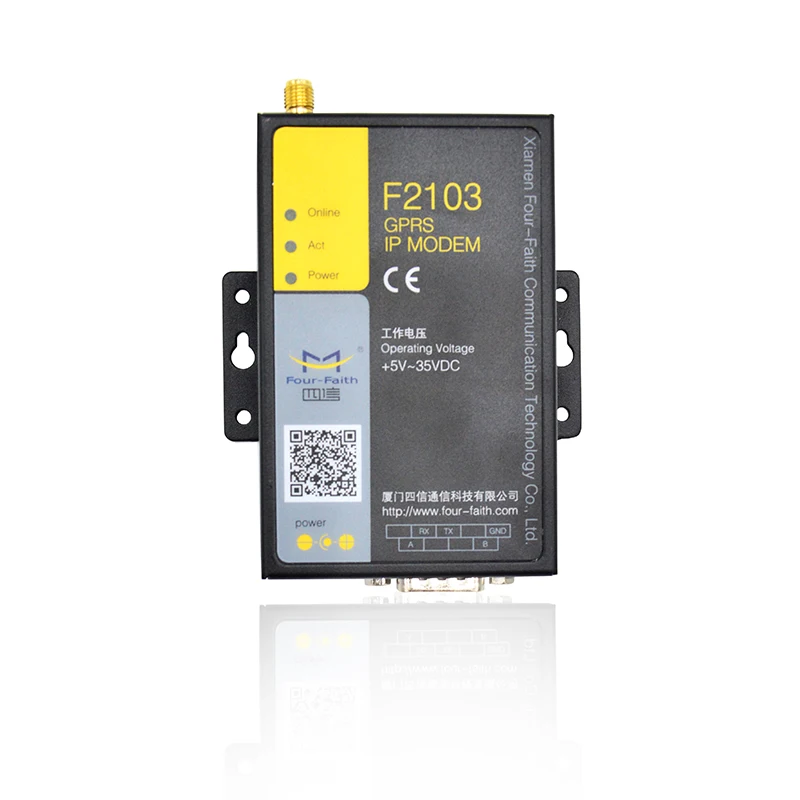 

Промышленный Ethernet 4G Gsm Сотовый сетевой модем GPRS Интерфейс портов RS232 F2X16