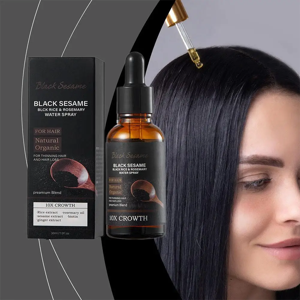 

30ml Anti-hair Loss Serum Oil Natural Black Seed Essential Oils Nourishing Treatment Split Ends Hair Care Dry All Types New