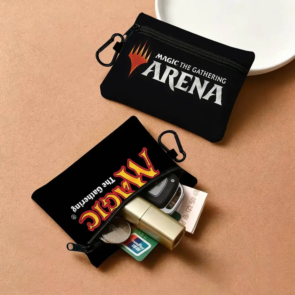 Gamer M-Magic The G-Gathering Oxford Fabric Zipper Pouch Lightweight Hanging Coin Wallet For Coins ID Cards Keys Lipstick