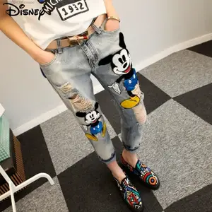 Jeans Mickey Mouse Mujer AliExpress