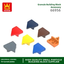 Wange227Pcs/lot 66956 Angle Arc Block Moc Color Accessories Compatible with Brick DIY Children's Toy Assembly Parts