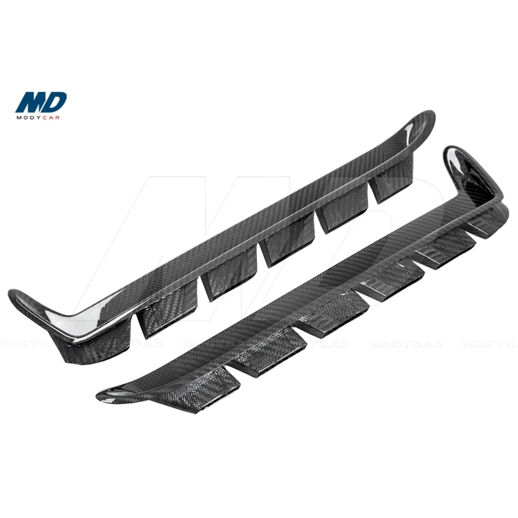 Вентиляционные отверстия переднего крыла из углеродного волокна в стиле GT350 для Ford Mustang 2015-2018 гг.