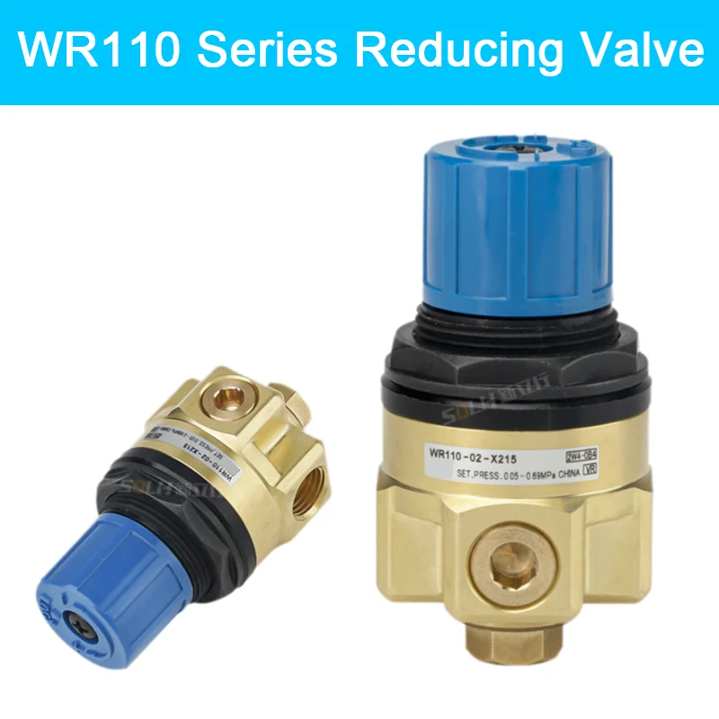 

SMC TYPE WR110-02 Series Water Pressure Reducing Valve 2-inch Female Threaded Heavy-Duty Brass DN8 Pressure Regulating Valve