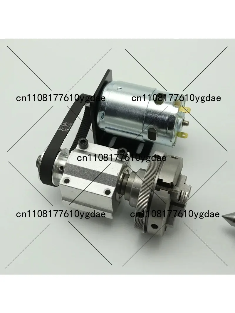 Multifunctional 895 Motor Rotary Lathe – Woodworking Spindle with 80/65mm Chuck, 3-Claw & 4-Claw Options