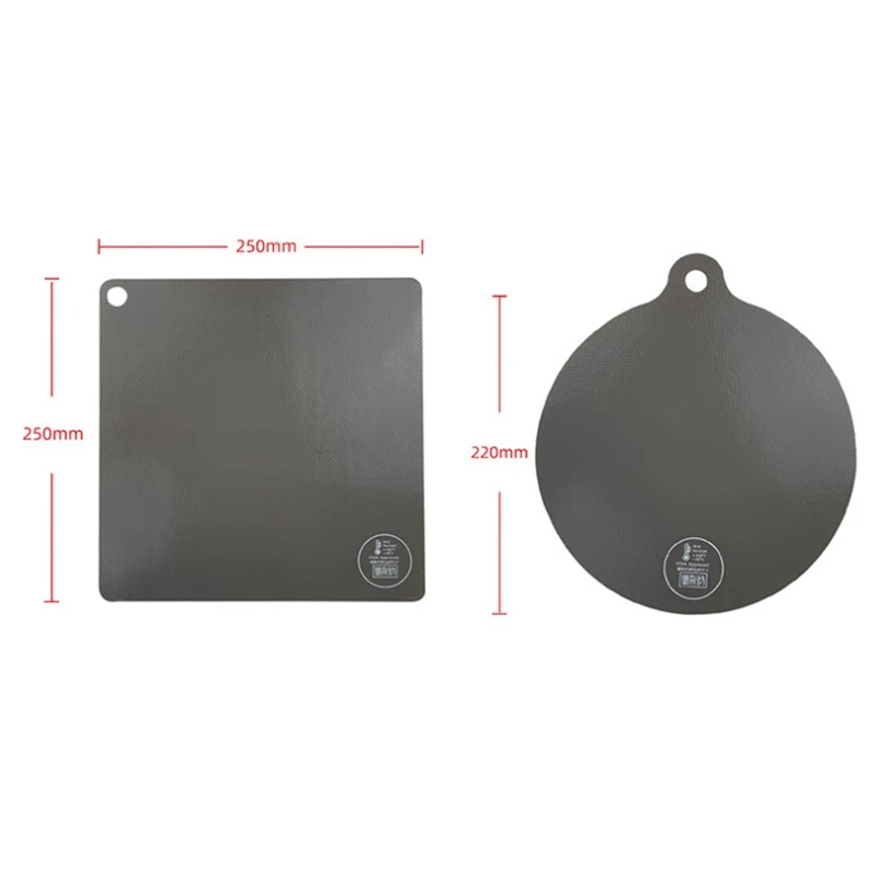 Induction Cooktop Mat Nonslip Induction Cook Top Pad Silicone Heat Insulated Mat Reusable Refrigerators And Ovens