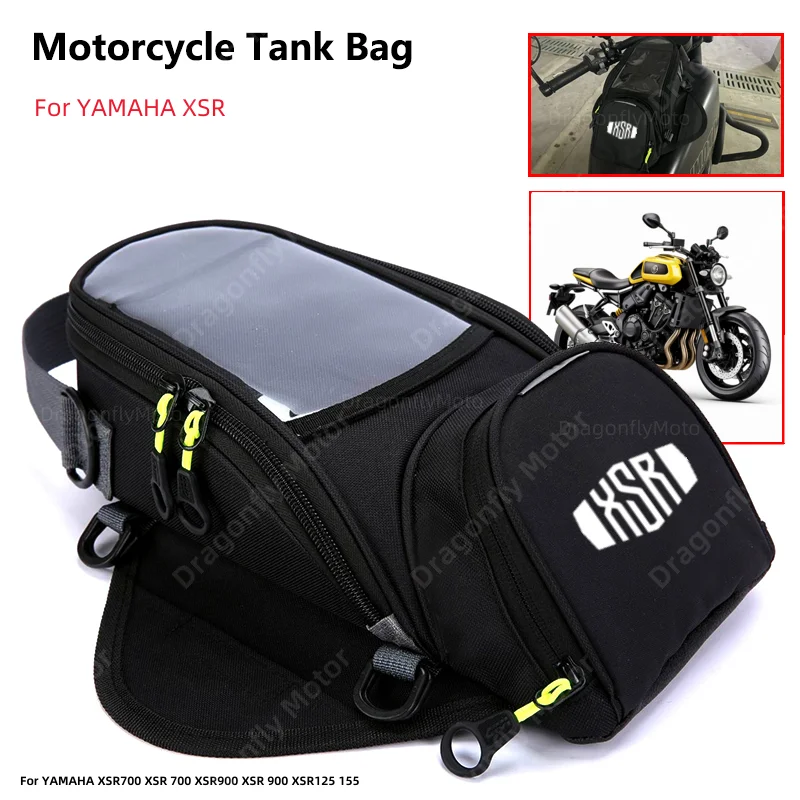 

Motorcycle Fuel Bag Mobile Phone Navigation Tank For YAMAHA XSR700 XSR 700 XSR900 XSR 900 XSR125 155 Small Oil Reservoit Package