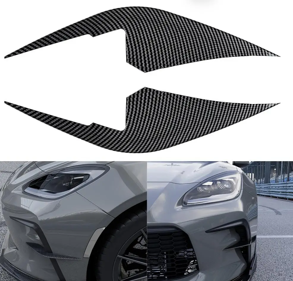 Car Body Kit Front Wind Spoiler ABS Material Sticker Installation Lightweight Construction Carbon Fiber Exterior Styling