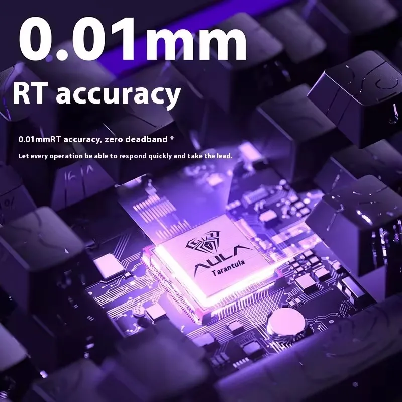 AULA HERO 68HE Magnetic Switch Keyboard RGB Gaming Mechanical Keyboard Rapid Trigger 8K Return Wired Esports Custom Keyboard